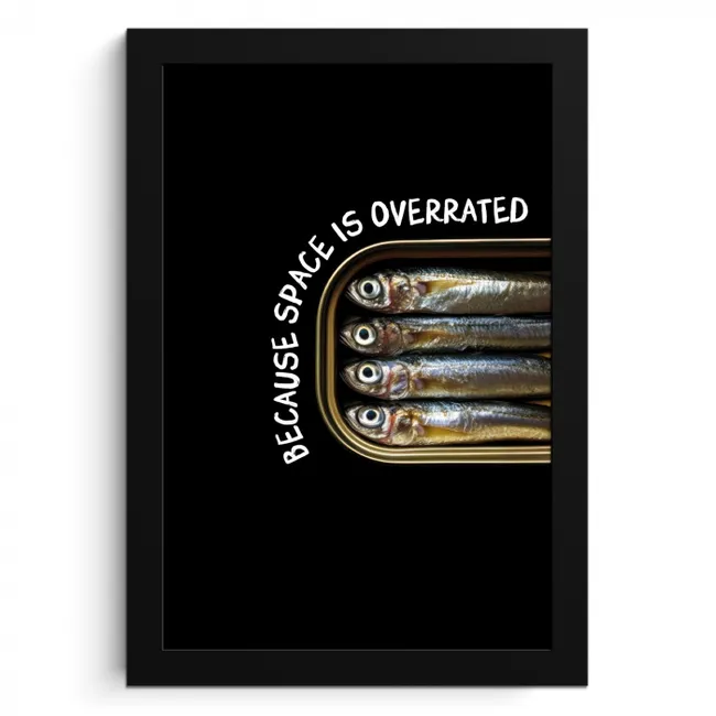 Sardines - Tekst - Vis - Blik KitchenYeah - Keuken - Fotolijst klein -3d