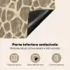 Giraf - Patroon - Beige - Bruin Inductie beschermer vinyl 3mm middel 274 -zzzsfeer4_ITA