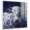 Koe - Delfts - Blauw - Artistiek plexiglas 5mm klein -zzzproduct_nieuw