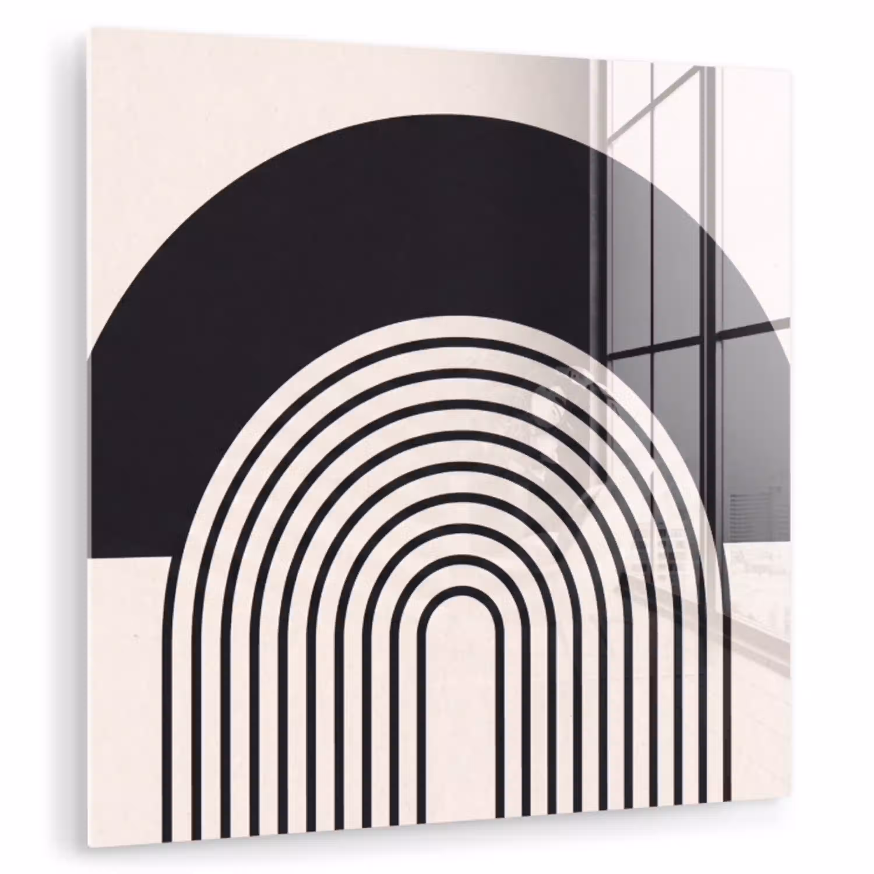 Abstract - Boog - Modern plexiglas 5mm klein -zzzproduct_nieuw