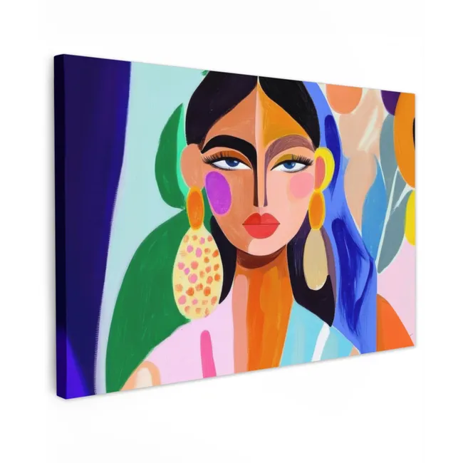 Buiten canvas - Portret - Vrouw - Modern