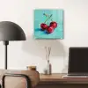 Kersen - Rood - Drie - Geverfd plexiglas 5mm klein -sfeer6