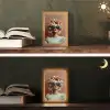 Vrouw - Macarons - Bril Light Box met kabel (Tafellamp) klein -sfeer3