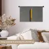 Potlood - Schilderij - Geel Wandkleed katoen klein -sfeer1