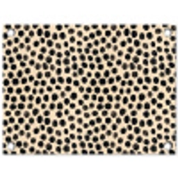 Stippen - Patroon - Zwart tuinposter los doek klein 239 -3d