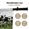 Koeien - Gras - Lente - Dieren - Weiland - Boerderij Wandkleed katoen klein -sfeer2