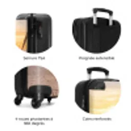 Zonsondergang - Duinen - Zee NBS - Handbagage koffer - Volwassenen Unisex middel zzzzzzzbolletjes_FR