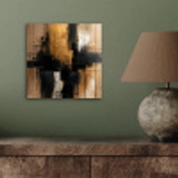 Modern - Zwart - Goud - Verf aluminium wit klein -sfeer2