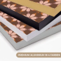 Klassiek - Retro - Bruin Textielframe zwart klein 947 -USP_kleurenDE