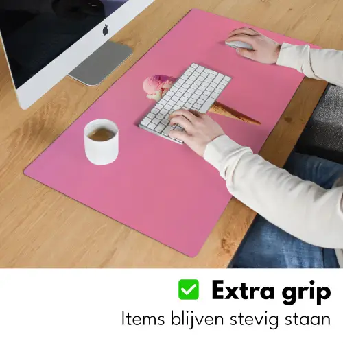 Hoorntje - Schepijs - Roze Muismat XXL klein -sfeer3