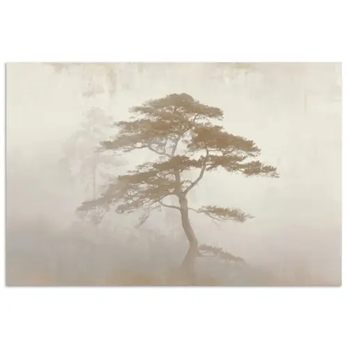 Boom - Oosterse stijl - Landschap poster papier klein -3d