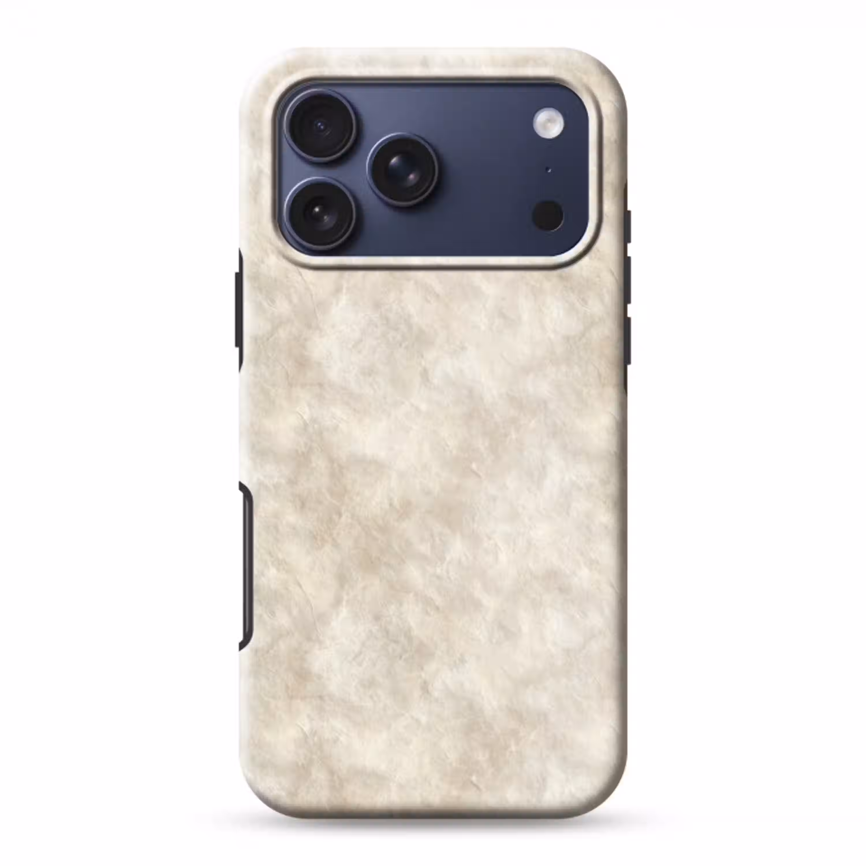 Beige - Reliëfstructuur - Natuursteen Toughcase MagSafe Apple iPhone 17 Pro Max klein 1019 -3d