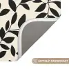 Elegant - Patroon - Zwart - Beige Badmat klein 997 -USP_AntislipNL
