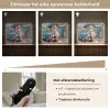Auto - Vrouw - Groen Light Box met batterij (Wandlamp) middel -USP_dimbaarNL