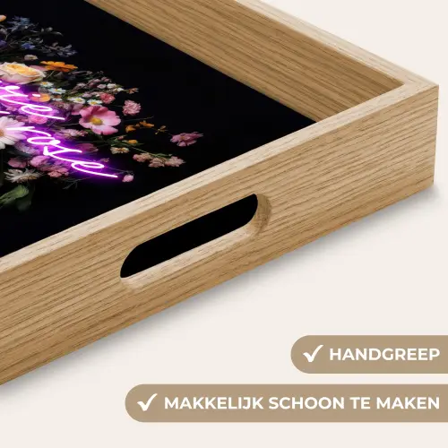 Neon - Vaas - Bloemen Dienblad Rechthoek middel -USP_HandgreepNL