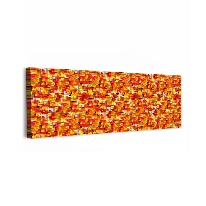 Abstract - Verf - Rood canvas 2cm klein 828 -z3d