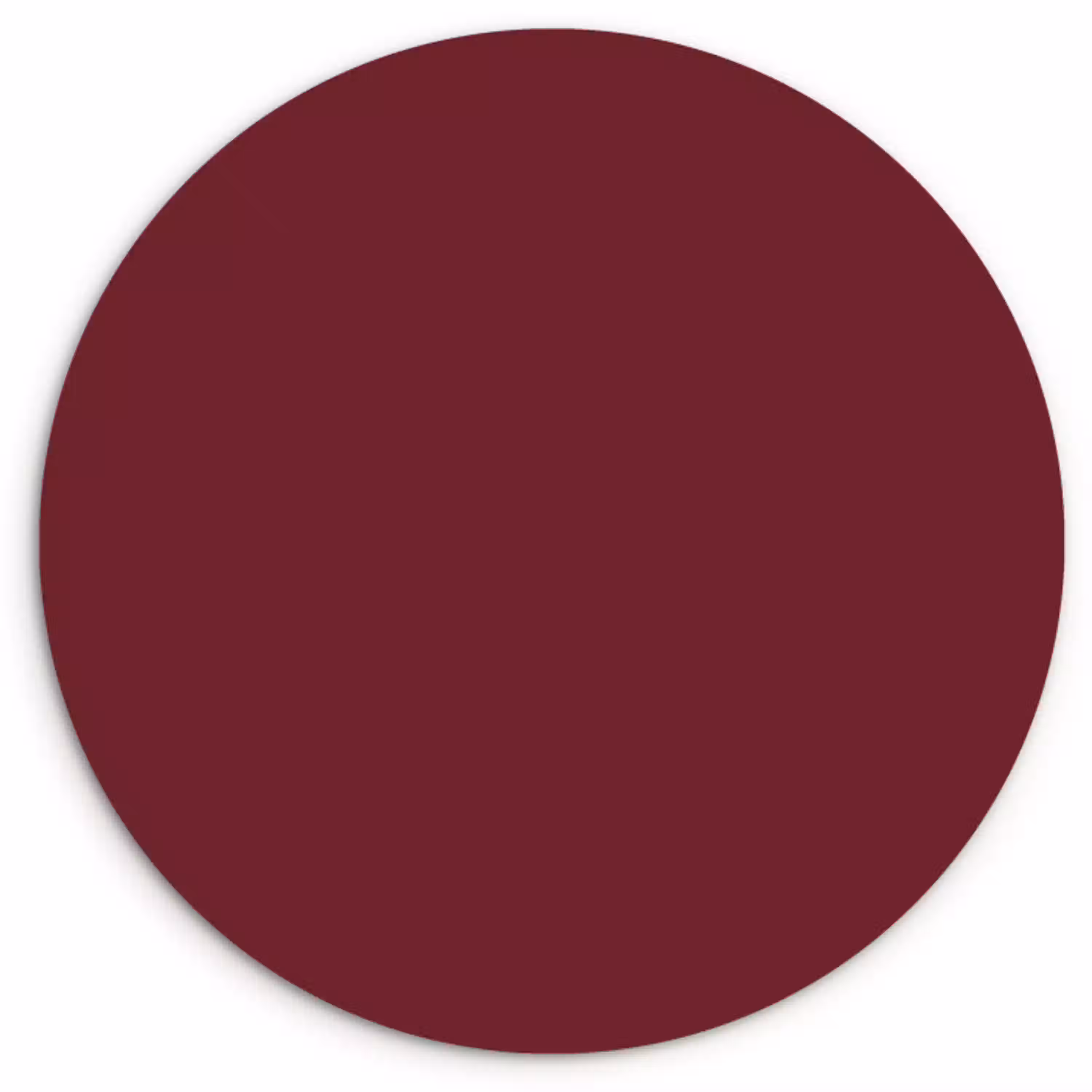 Dark - Garnet - Rood Wandcirkel kunststof plaat 5mm dik klein 188 -3d