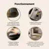 Hek - Natuur - Mist - Veld Inductie beschermer vinyl 3mm middel -usfeer9_FR