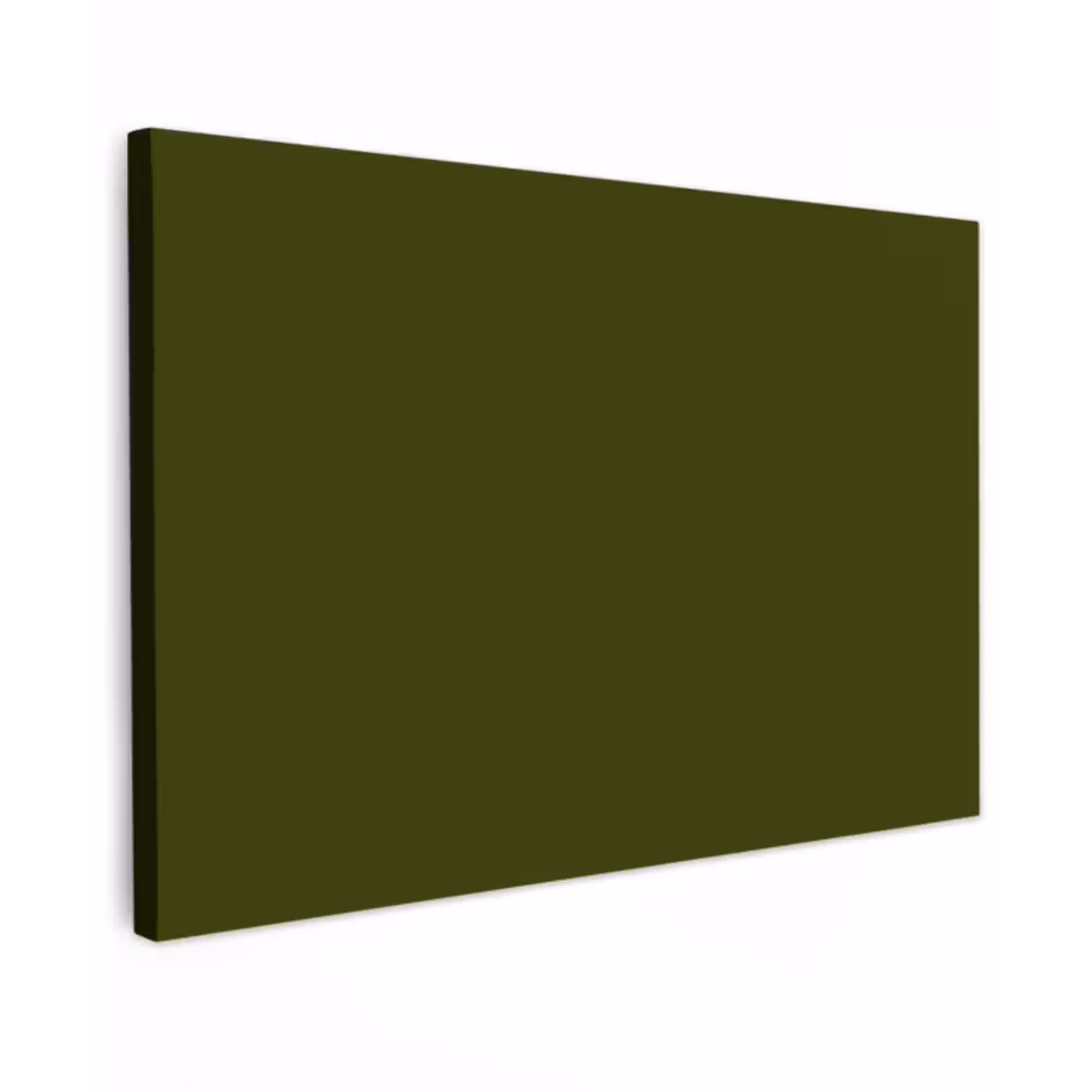 Dark  - Olive - Groen Tuinposter op houten frame 2 cm dik klein 845 -3d