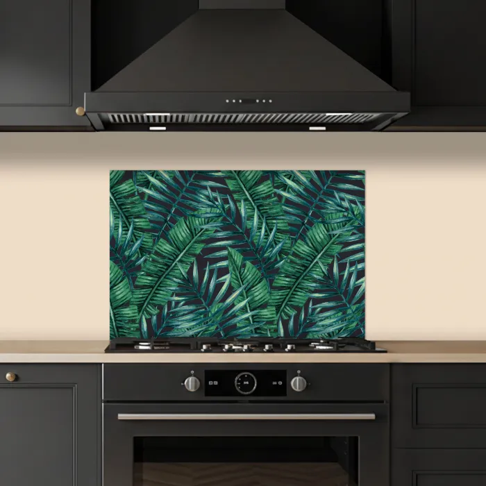 Bladeren - Tropisch - Jungle -  Natuur keuken achterwand spatscherm klein -sfeer1