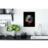 Panda als tropische straatkunst Muursticker klein -keuken