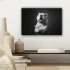 Buldog - Hond - Glas canvas 2cm klein -sfeer6