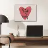 Hart - Rood - Valentijn PET vilt klein -sfeer5