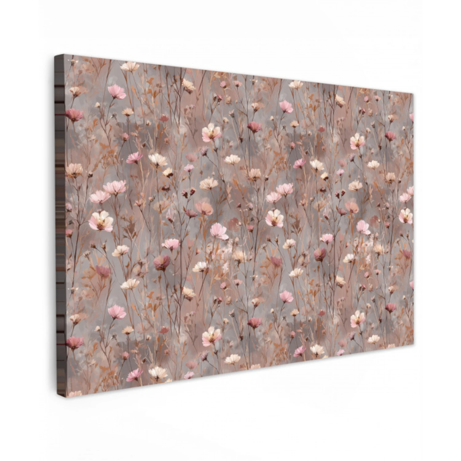 Bloemen - Wild - Pastel canvas 2cm klein 34 -z3d
