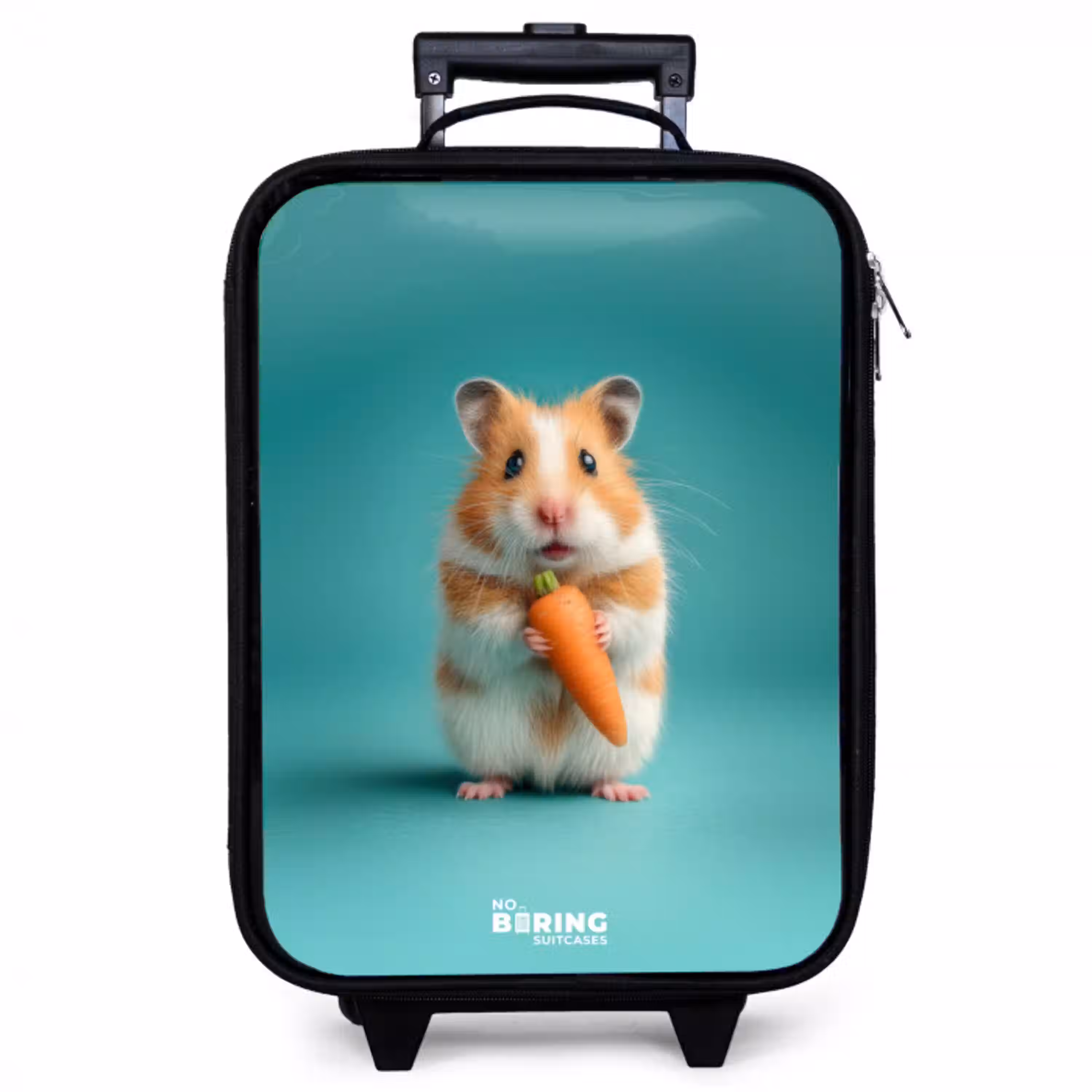 Hamster - Wortel - Dier Kinderkoffer - Zwart klein -zzz_website3d