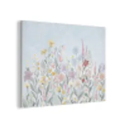 Weidebloemen - Illustratie - Kleurrijk PET vilt klein -3d