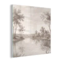 Terras - Water - Natuur - Landschap plexiglas 5mm klein -z3d