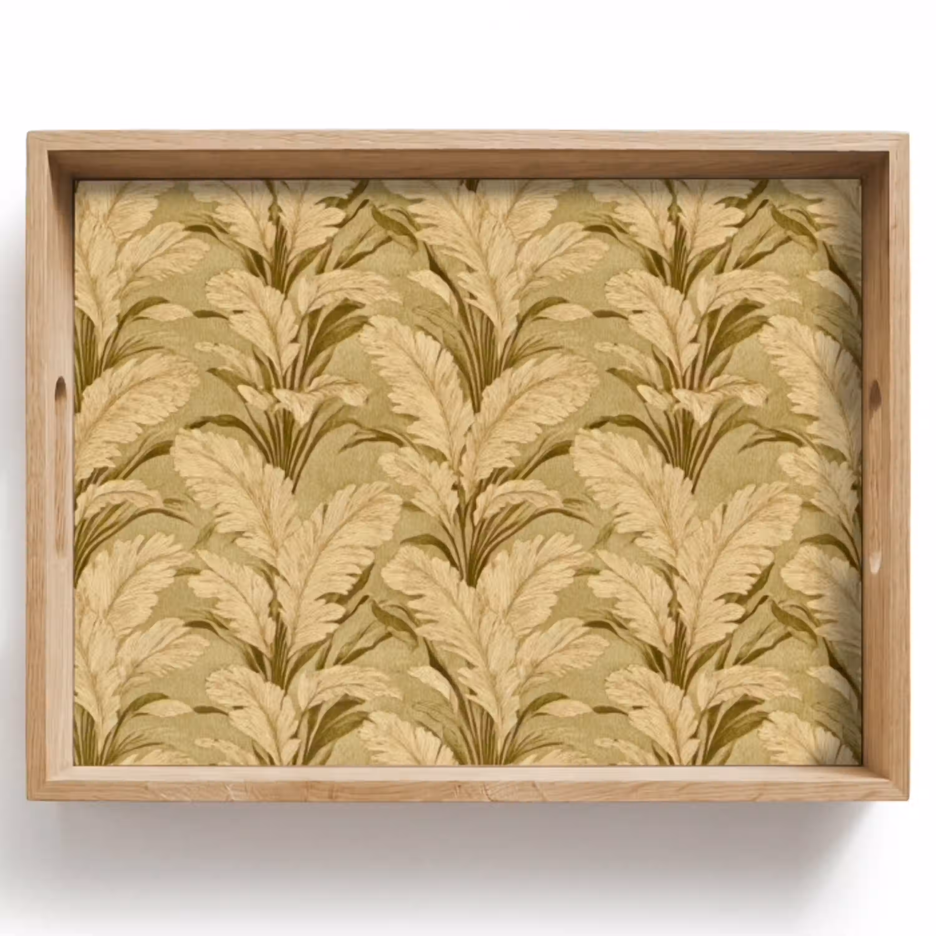 Palmbladeren - Klassiek - Groen Dienblad Rechthoek middel 911 -z3d_shopping