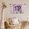 Cheers - Hond - Roze - Wijn Wandkleed katoen klein -wsfeer5_kind