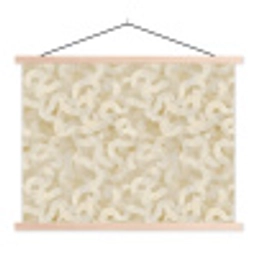 Abstract - Lijnen - Beige textielposter latten blank klein 122 -3d