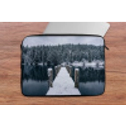 Steiger - Meer - Sneeuw - Bergen - Rustgevend laptophoes neopreen klein -tafel