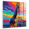 Giraffe - Savanna - Lucht - Gekleurd plexiglas 5mm klein -zzzproduct_nieuw