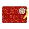 Illustratie - Kerstsymbolen - Rood Placemat vinyl groot 368 -zzzproduct_Kitchenyeah-website
