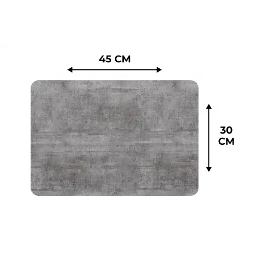 Beton - Patroon - Antiek Placemat vinyl groot 368 -specs