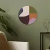 Vormen - Abstract - Kleuren - Vierkant Akoestische PET Vilt - Rond klein -sfeer2