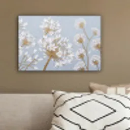 Illustratie - Bloemen - Blauw canvas 2cm klein -sfeer3