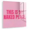 Tekst - Modern - Roze plexiglas 5mm klein -zzzproduct_nieuw