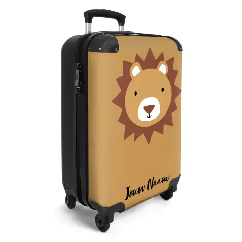 Leo leeuw NBS - Handbagage koffer - Kinderen Unisex middel -productfoto_3d