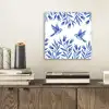 Modern - Vogels - Delfts - Blauw aluminium wit klein -sfeer1