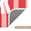 Amor - Strepen - Rood - Roze Badmat klein -USP_AntislipNL