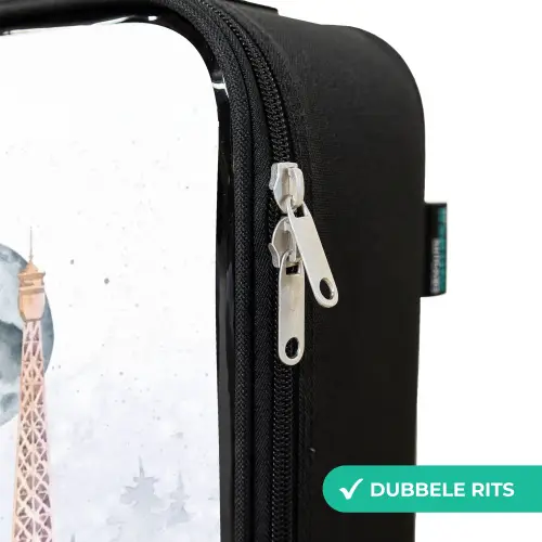 Dierlijke fantasiestad Kinderkoffer - Zwart klein -rits_NL