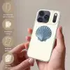 Ribbels - Blauw - Schelp Telefoonhoesje iPhone 17 Pro klein -sfeer3_NL