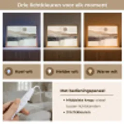 Minimalistisch - Landschap - Dimensie Light Box met kabel (Tafellamp) klein -USP_lichtkleurNL