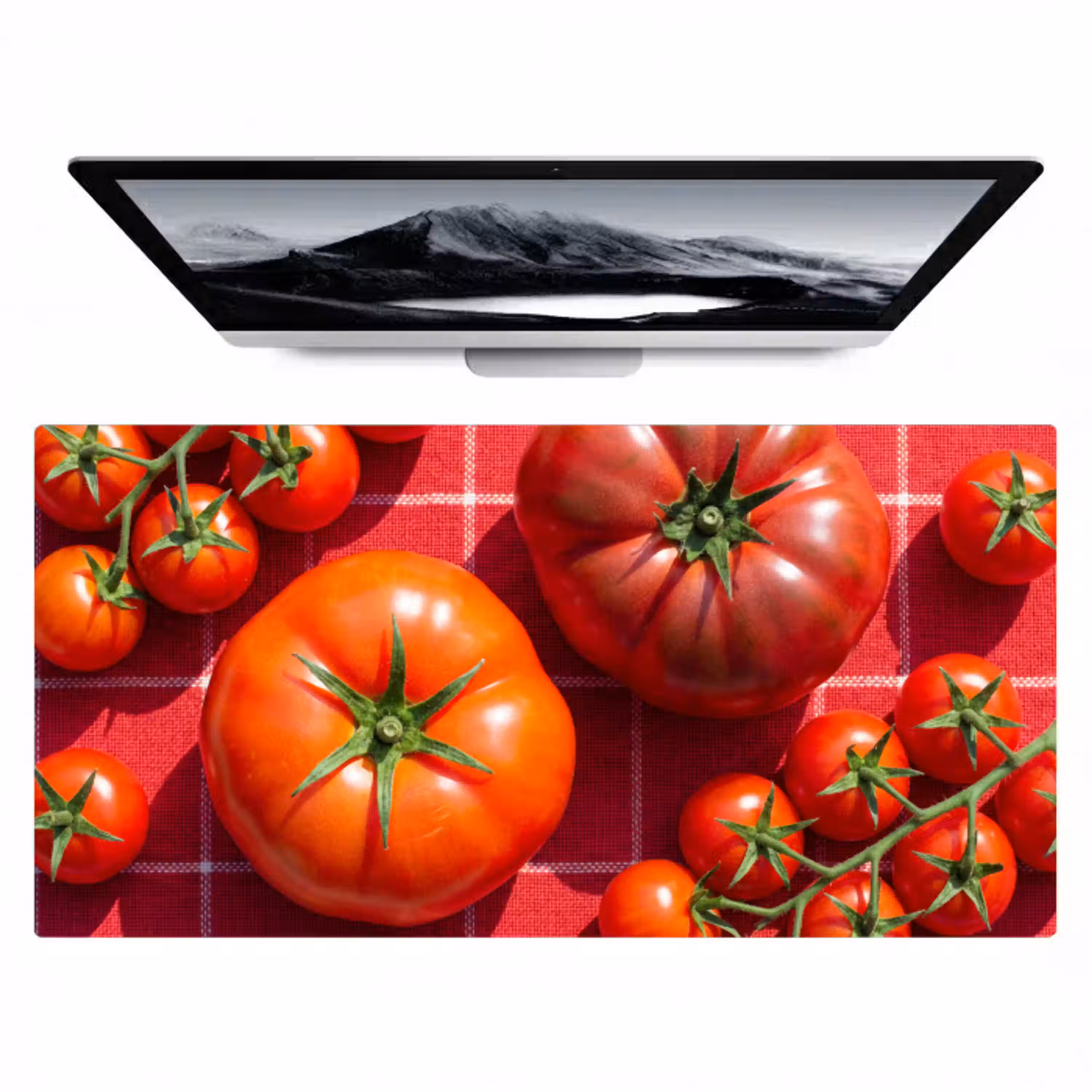 Tomaat - Rood - Eten Muismat XXL klein -zzz3d