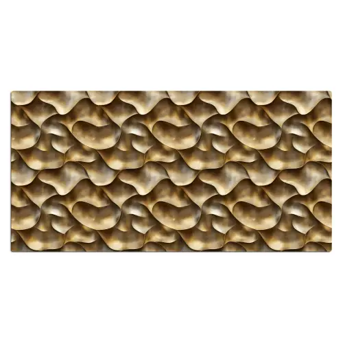 Abstract - Antiek - Goud Muismat XXL klein 681 -3d_leeg