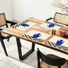 Vaas - Blauw - Geblokt - Modern Placemat vinyl groot -zzsfeer4_Kitchenyeah-website